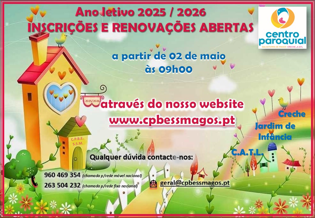 Inscrições e Renovações 2025/2026